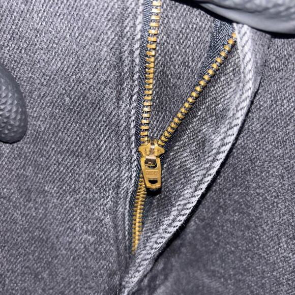 Vintage Lee Black High Waisted Tapered Jeans 16P Petite 80s 90s Made in USA - Picture 6 of 12